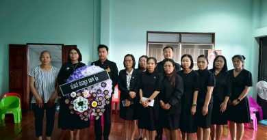สพป.ลำพูน เขต 2 ร่วมวางพวงหรีดเคารพศพและแสดงความอาลัยต่อการจากไปของบุคลากรในสังกัด สพป.ลำพูน เขต 2 ร่วมวางพวงหรีดเคารพศพและแสดงความอาลัยต่อการจากไปของบุคลากรในสังกัด