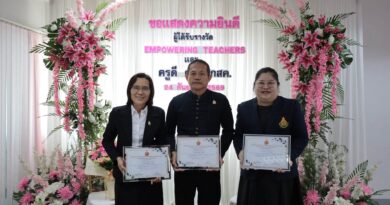 สพป.ลำพูน เขต 2 ร่วมพิธีเชิดชูเกียรติ “ครูดีศรี สกสค.” ประจำปี 2569 พร้อมร่วมขับเคลื่อนสวัสดิการครูจังหวัดลำพูน สพป.ลำพูน เขต 2 ร่วมพิธีเชิดชูเกียรติ “ครูดีศรี สกสค.” ประจำปี 2569 พร้อมร่วมขับเคลื่อนสวัสดิการครูจังหวัดลำพูน